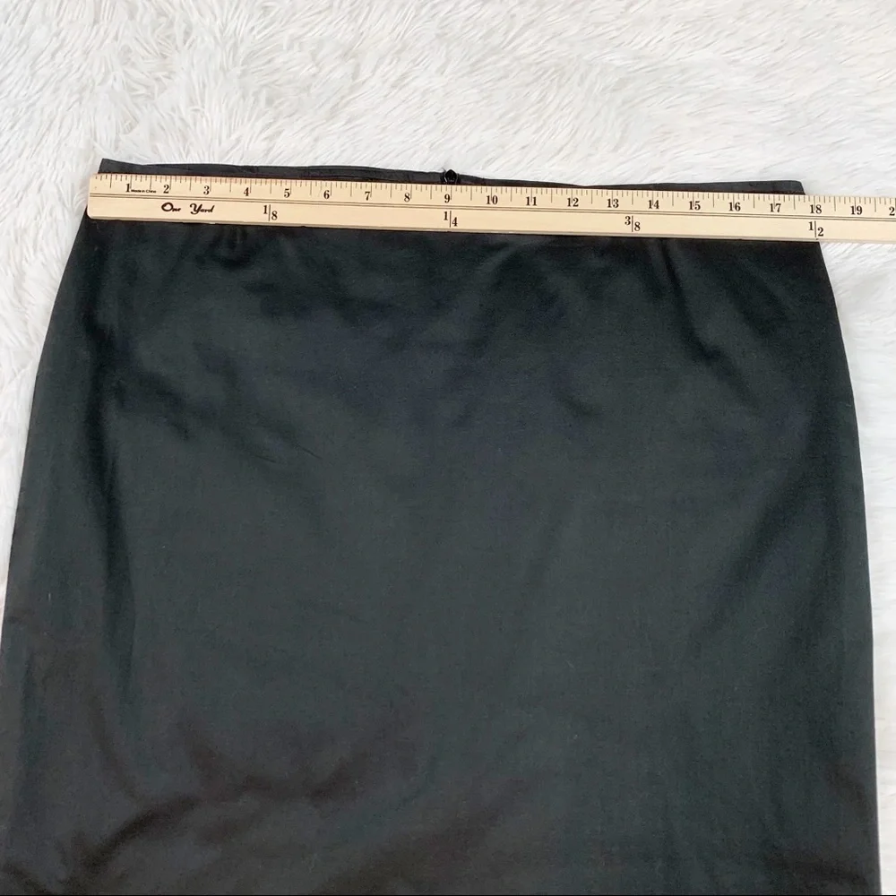 Escada‎ women's size 8 black pencil skirt solid workwear